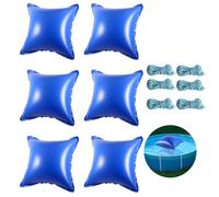 Jopassy 6pcs Pool Coussin d'hiver pour piscine Coussin d'air 122 x 122 x 60 cm, Coussin de piscine, coussin d'air, coussin d'hiver pour bâche de couverture de piscine hivernage