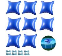 Jopassy 8pcs Pool Coussin d'hiver pour piscine Coussin d'air 122 x 122 x 60 cm, Coussin de piscine, coussin d'air, coussin d'hiver pour bâche de couverture de piscine hivernage