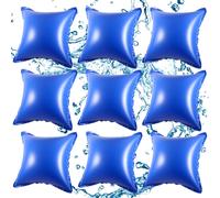 Jopassy 9pcs Pool Coussin d'hiver pour piscine 122 x 122 x 60 cm, Coussin d'air pour piscine, rembourrage, coussin d'hiver pour bâche de couverture de piscine hivernage
