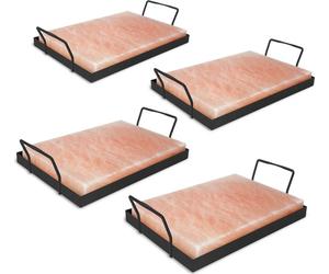 Jopassy Pierre à sel avec support Pierre à sel pour barbecue 30x20x3cm Set Yakiniku CHEF BBQ XL Griller 4X