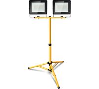 Jopassy Projecteur à LED avec trépied Projecteur de chantier extérieur IP66 Projecteur pour jardin arrière cour 2X100W Blanc chaud