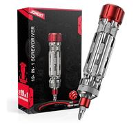 JOREST 19 en 1 Outil Multifonction Tournevis avec Torx, Fête des Pères Cadeaux d’Anniversaire de Noël Gadgets pour les Hommes Papa Lui, Multitool Magnétique de Poche pour Réparation de Vélo