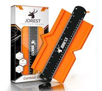 JOREST Jauge de Contour 25cm, Cadeau Pour Pere Homme Bricoleur, Copieur Profil, Gabarit Decoupe Carrelage, Outils de Traçage, Contour Gauge, Reproducteur de Forme, Pose Parquet, Bricolage Menuisier