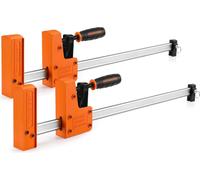 JORGENSEN Kit de serre-joints professionnels en 2 parties 680kg de force de serrage 600mm d'envergure
