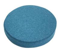 JORTUIO Coussin/Galette de Chaise Ronde 40/35/45/50cm Antidérapants Coussin de Siège Rond Exterieur/Intérieur Coussin D'assise Rond Jardin, Cuisine, Bureau, Salle à Manger(Indigo,45x45cmx8cm)