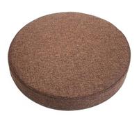JORTUIO Coussin/Galette de Chaise Ronde 40/35/45/50cm Antidérapants Coussin de Siège Rond Exterieur/Intérieur Coussin D'assise Rond Jardin, Cuisine, Bureau, Salle à Manger(Brun foncé,50x50cmx5cm)
