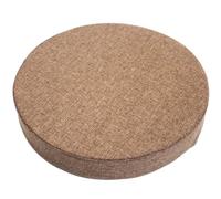 JORTUIO Coussin/Galette de Chaise Ronde 40/35/45/50cm Antidérapants Coussin de Siège Rond Exterieur/Intérieur Coussin D'assise Rond Jardin, Cuisine, Bureau, Salle à Manger(Brun,35x35x5cm)