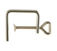 Josef Haunstetter Serre-joint pour scie à chantourner nickelé épaisseur 4 mm vis à queue d'aronde 50 mm Quantité:1