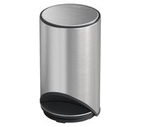 Joseph Joseph Poubelle à pédale Arc Easy-Push 10 L Acier inoxydable, fermeture douce, anti-trace