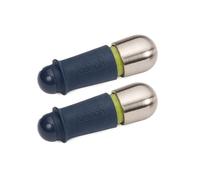 Joseph Joseph – Bouchon à vin BarWise Twist-Lock – hermétique et réutilisable – Lot de 2, bleu