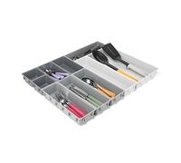 Range-couverts BLOX 8500018, set de 10 pc, modulable, gris, plastique, Joseph Joseph