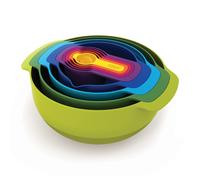 Joseph Joseph Bol de cuisine MULTI-COLOUR NEST™ 9 PLUS , set de 9 pc, empilables, avec doseur, coloré, Joseph Jose