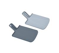 Joseph Joseph Planche à découper Chop2Pot Plus pliable avec poignée – Lot de 2 bleu ciel