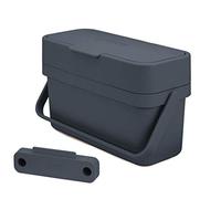 Joseph Joseph Compo 4 Caddy de recyclage des déchets alimentaires mince à remplissage facile avec aération, montage sur porte en option, 4 litres - Graphite