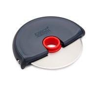 Joseph Joseph Coupe-pizza Disc compacte, lame en acier inoxydable, facile à nettoyer, gris/rouge