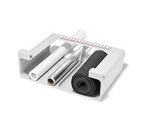 Joseph Joseph Cupboardstore Rangement Sous Étagère pour Film Alimentaire, Papier Aluminium et Sacs, Gain de Place, Plastique Recy rand, Blanc