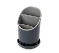 Joseph Joseph Dock- Égouttoir à couverts, Organisateur d'évier de cuisine, boite rangement porte-ustensiles et couteaux avec égouttoir - Gris