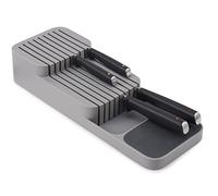 Joseph Joseph Organisateur de tiroirs Drawer Store – compact 2 niveaux, jusqu'à 9 couteaux, gris