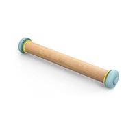 Joseph Joseph Duo Rouleau à pâtisserie réglable en épaisseur, Rouleaux à pâtisserie, Bois de hêtre, Multicolore