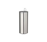 Joseph Joseph EasyStore Luxe Porte-Rouleau de Papier Toilette avec Couvercle, Acier Inoxydable, Capacité 3 Rouleaux
