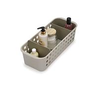 Boîte de rangement salle de bain EASYSTORE 70586 40 cm, écru, plastique, Joseph Joseph