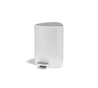 Joseph Joseph EasyStore Poubelle à Pédale 5L en Acier, Fermeture Douce, avec Compartiment Sacs, pour Salle de Bain