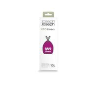 Joseph Joseph Eco IW9 Sacs Poubelle Recyclés, Cuisine/Salle de Bain, Cordon de Serrage, Très Résistants, Paquet de 20, 10L, Gris