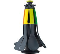 Joseph Joseph – Ensemble d'ustensiles Elevate 6 pièces support rotatif nylon résistant multicolore