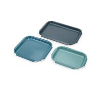 Joseph Joseph Ensemble de moules à gâteaux Nest bake. 3 pièces Bleu