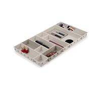 Joseph Joseph Rangement maquillage VIVA 75010 - Set modulaire 12 pièces pour tiroir plastique crème