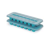 Joseph Joseph - Bac à glaçons Flow - avec couvercle, empilable, 14 glaçons, bleu - Lot de 2