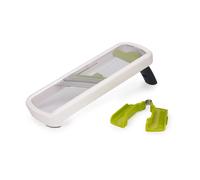 Joseph Joseph - Mandoline Multi-Grip Plus - 3 épaisseurs, 2 juliennes réglables, pince - Blanc