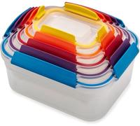 Joseph Joseph Nest Lock Set 5 Boîtes Alimentaires en Plastique, Boîte Repas, Conservation Alimentaire, Rangement et Organisation de Cuisine, Multicolore