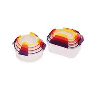 Boîte de conservation pour aliments NEST LOCK 1000013, set de 8 pc, plastique, Joseph Joseph
