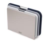 Joseph Joseph Planche à découper Nest 60146 – Ensemble 3 pièces antidérapantes gris