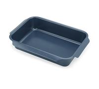 Joseph Joseph Nest Plat à Four, Revêtement Antiadhérent, Acier au Carbone, Poignées Facile à Tirer, 41cm x 30cm x 8cm Bleu