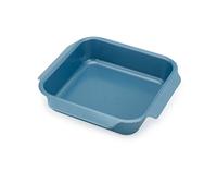 Joseph Joseph Plat à rôtir Nest – Acier au carbone, antiadhésif, poignées faciles – 30×30×6,4cm Bleu