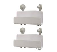 Joseph Joseph Panier de douche d'angle auto-drainant EasyStore, lot de 2, blanc 70550 Taille Unique