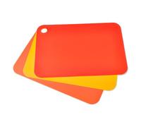 Joseph Joseph Pop Lot de 3 Grandes Planches à Découper Souples Tons Chauds