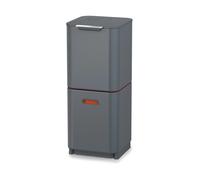 Poubelle de cuisine Tri Sélectif TOTEM Compact Joseph Joseph 40 L Gris Graphite
