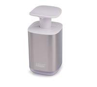 Joseph Joseph – Distributeur de savon Presto 70532 – 350 ml, hygiénique – Blanc/acier inoxydable