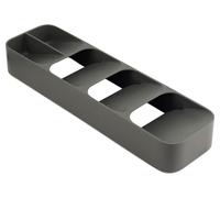 Range-couverts DUO 851678 40 x 11 cm, gris, plastique, Joseph Joseph