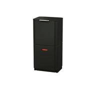 Joseph Joseph – Poubelle Totem Max – Tri sélectif 60 L, bac à compost, filtre à charbon actif – Noir