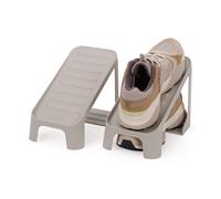 Joseph Joseph Shoe-In Organisateur de Chaussures Compact, Fentes Rabattables, Antidérapant, Pour 1 Paire, Idéal pour Étagères/Penderies, Lot de 2