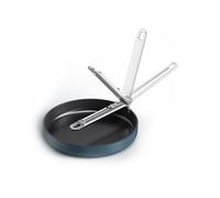Joseph Joseph Poêle Space 24 cm – Poignée pliable, induction & four, revêtement céramique