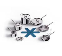 Batterie de cuisine SPACE 1000033, set de 6 pc, argent, acier inoxidable, Joseph Joseph