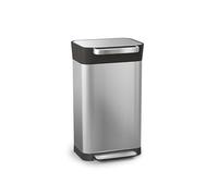 Joseph Joseph - Titan - Poubelle compacteur de déchets Acier Inoxydable 30 L