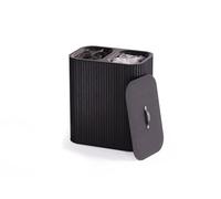 Joseph Joseph Panier à linge Tota Luxe 5000005 90 L 2 compartiments Noir