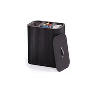 Joseph Joseph Tota Trio Luxe 90L panier linge écru triple, 3 compartiments