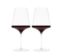 Josephinenhütte - JOSEPHINE No 3 Rouge - Verres à vin rouge - soufflé à la main - Coffret de 2 verres